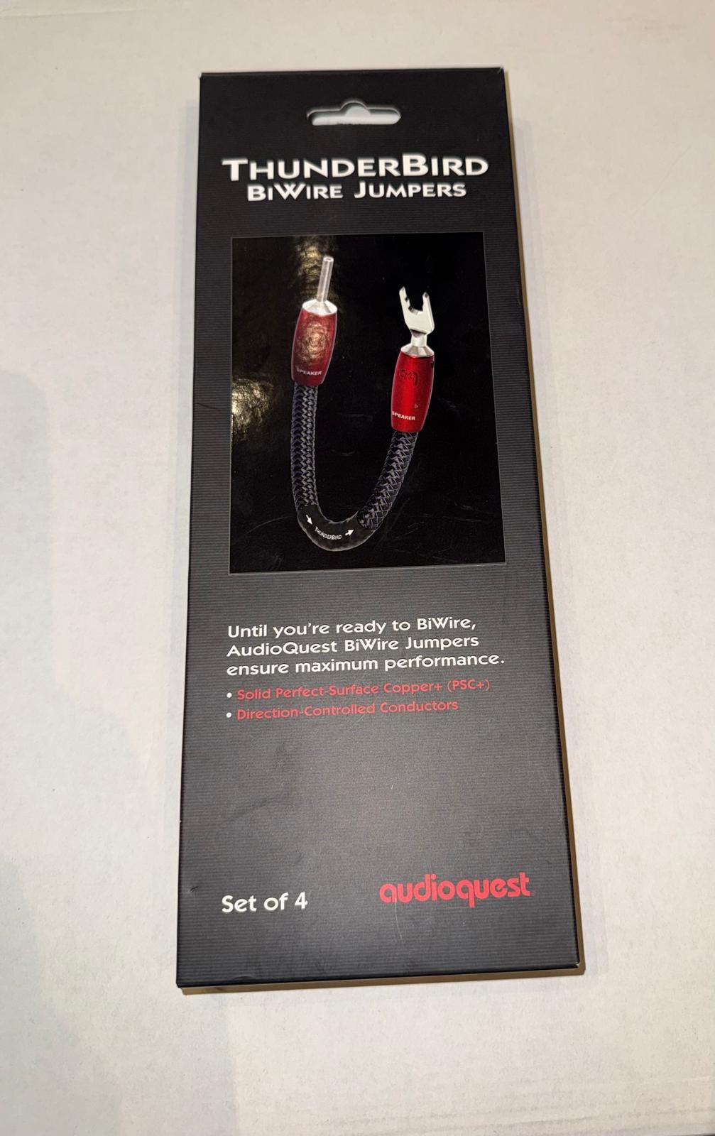 Clearance: AudioQuest Thunderbird Bi-Wire Jumpers