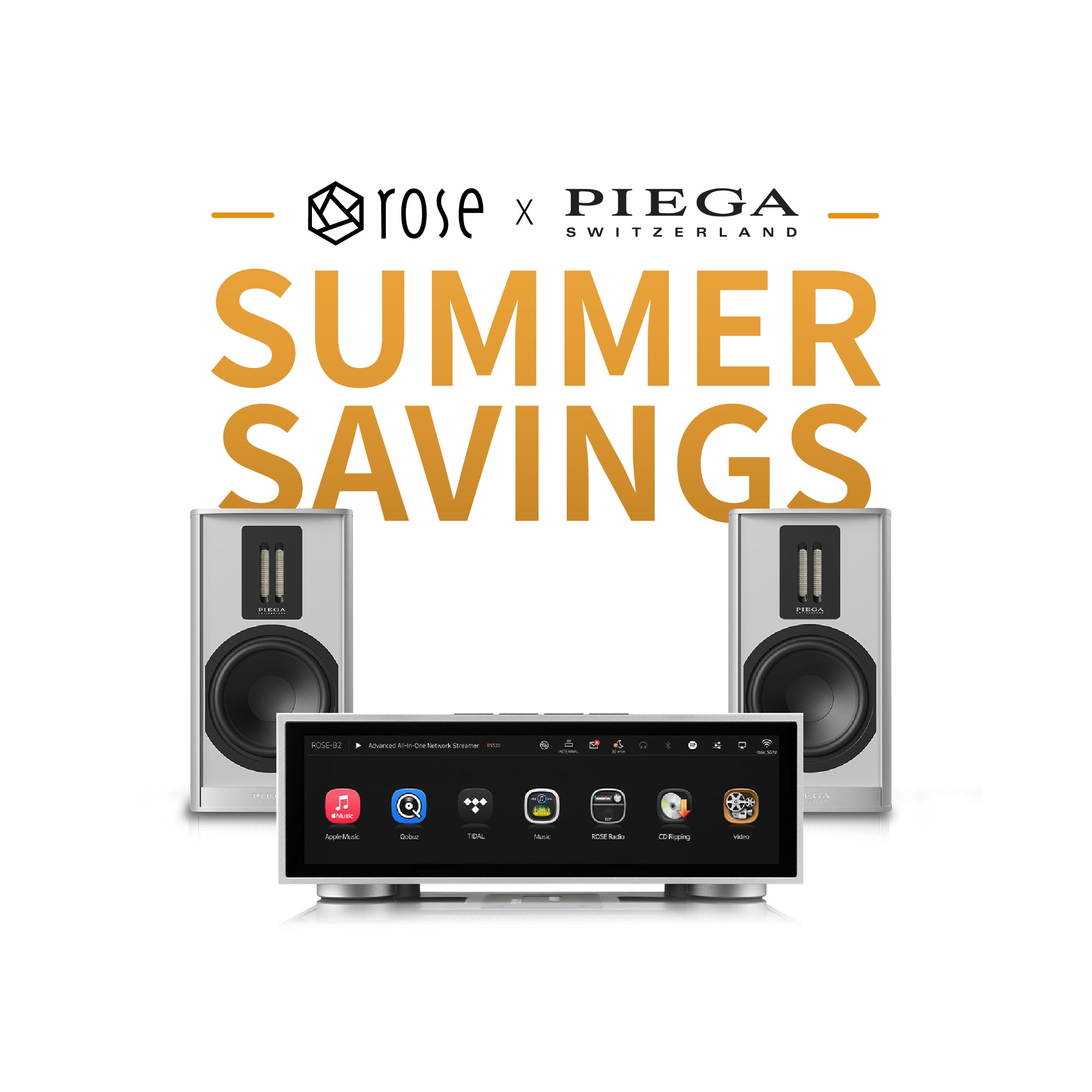 Piega Premium 301 and HiFi Rose RS520 summer bundle