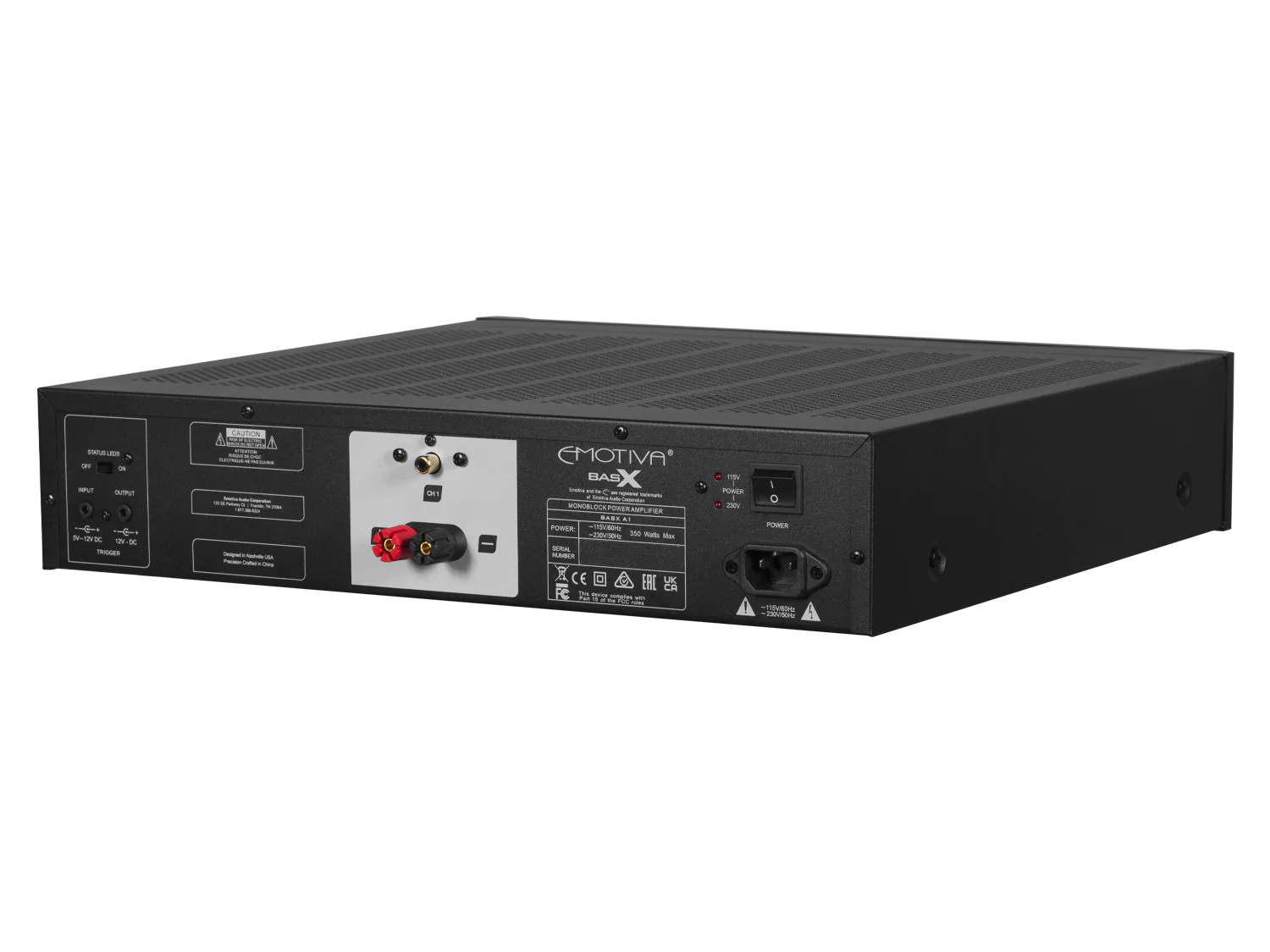 Emotiva BasX A1 Monoblock Power Amplifier