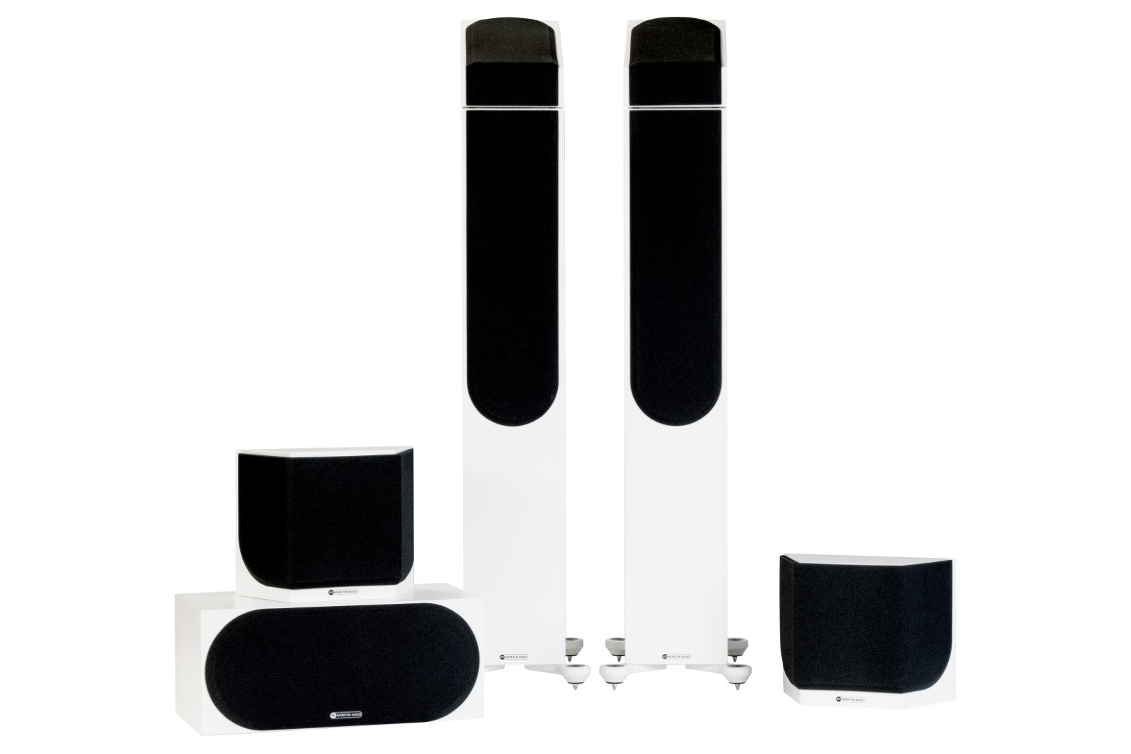Monitor Audio Silver 300 7G Dolby Atmos 7.1.2 Package - Satin White