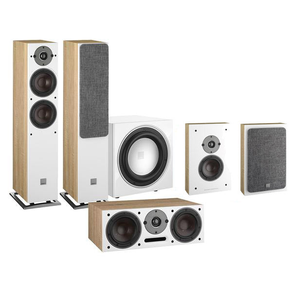DALI Oberon 5 - 5.1 Package with E9-F Subwoofer and on-wall speakers