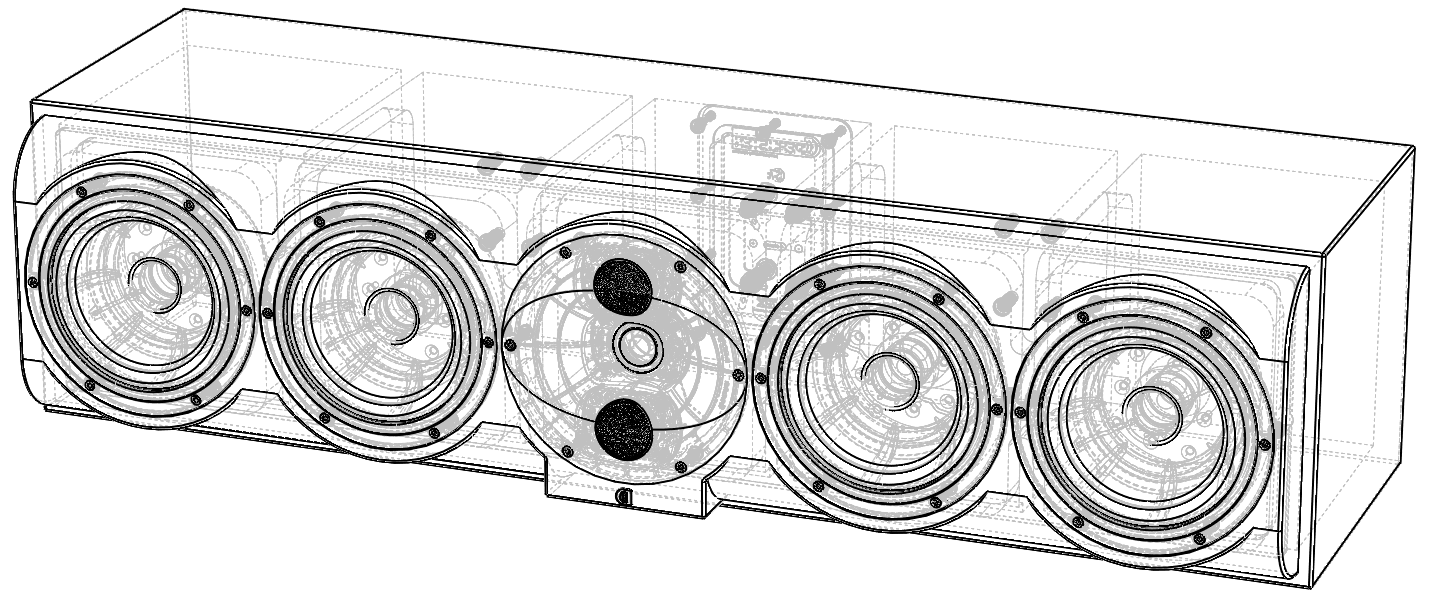 Perlisten Audio S7C Centre Channel Speaker