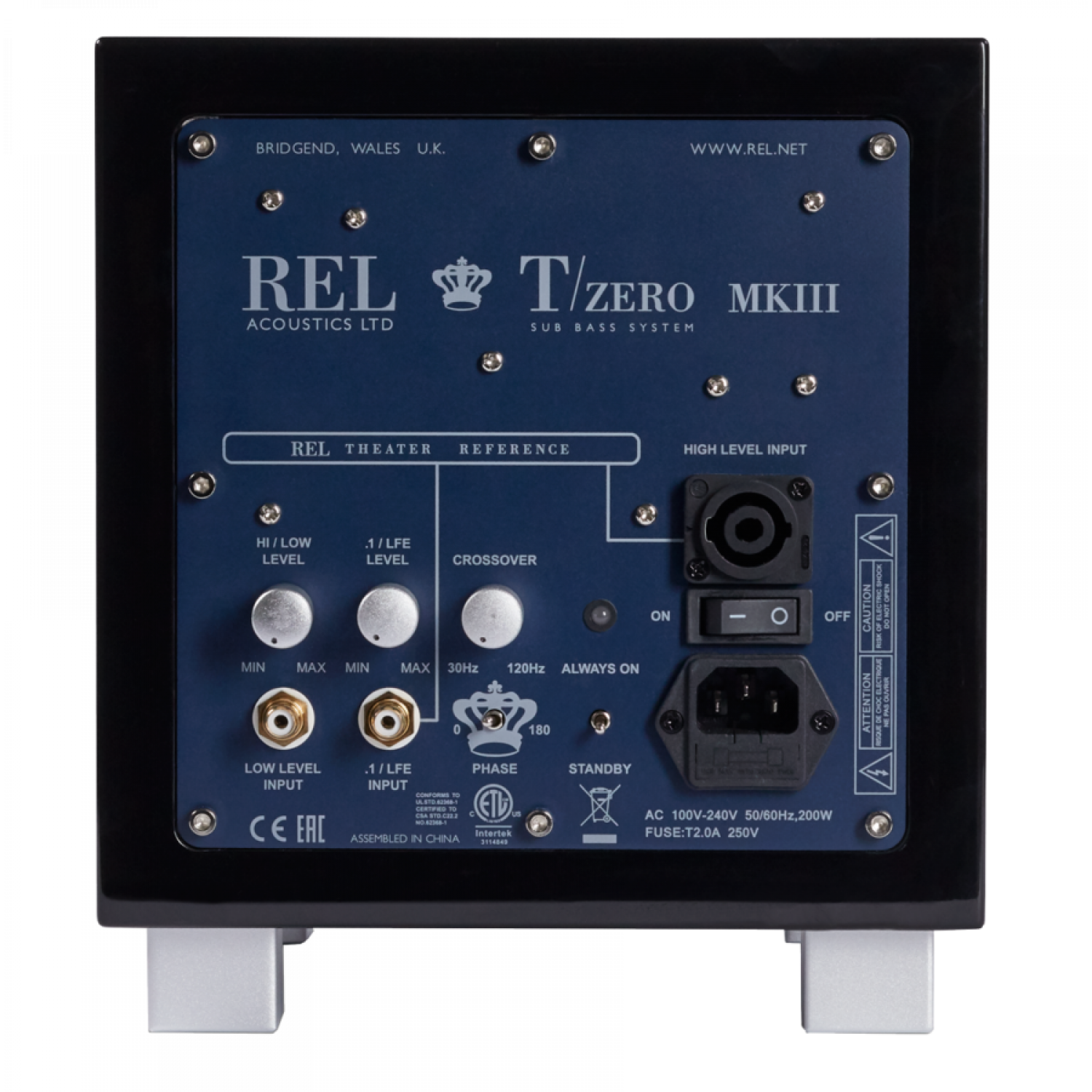 REL Tzero MKIII Subwoofer - Gloss Black
