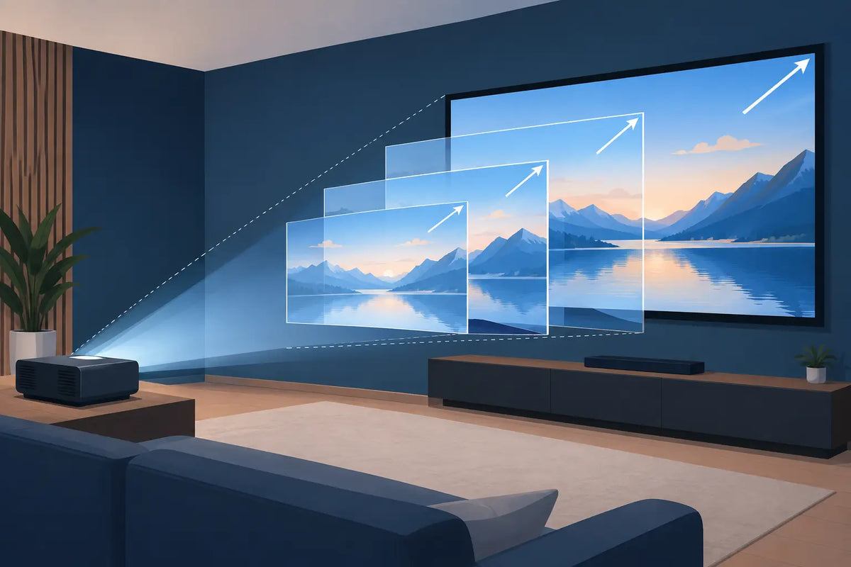 Projector Screen Size Calculator for Home Cinema