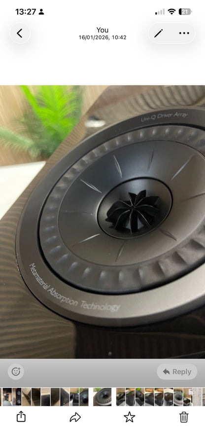 Clearance: Part-Exchange KEF META R8 ATMOS Speakers (Gloss Black)