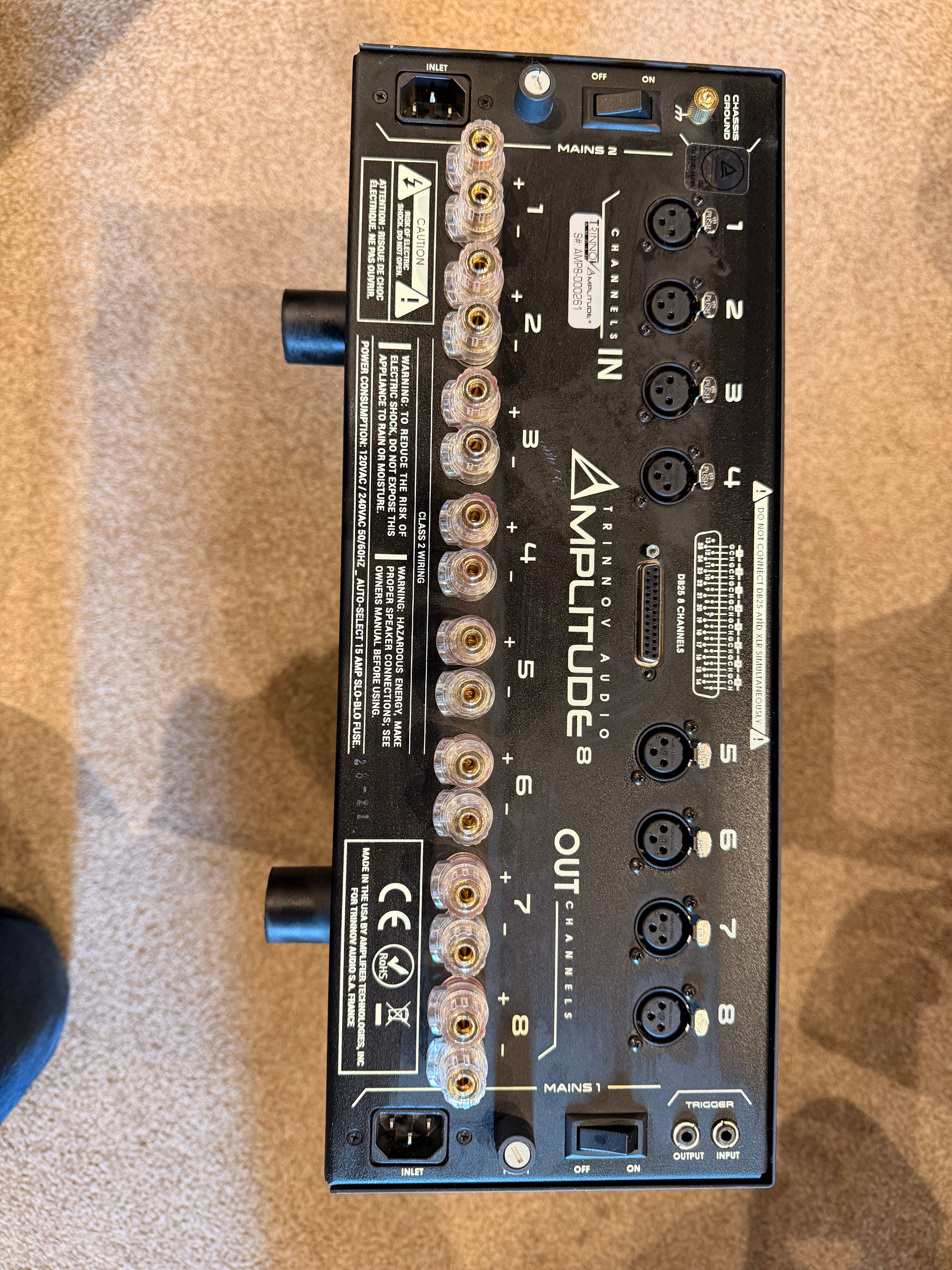 Clearance: Trinnov Amplitude 8 Power Amplifier (used)