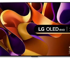 83 inch LG OLED evo G4 4K Smart TV 2024 - wall mount version