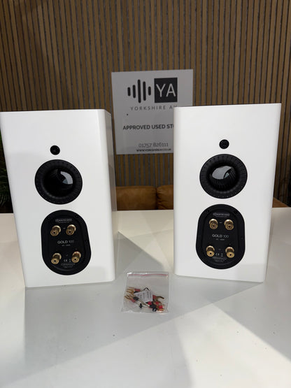 Clearance: Part-Exchange Monitor Audio Gold 100 5G with stands (white)