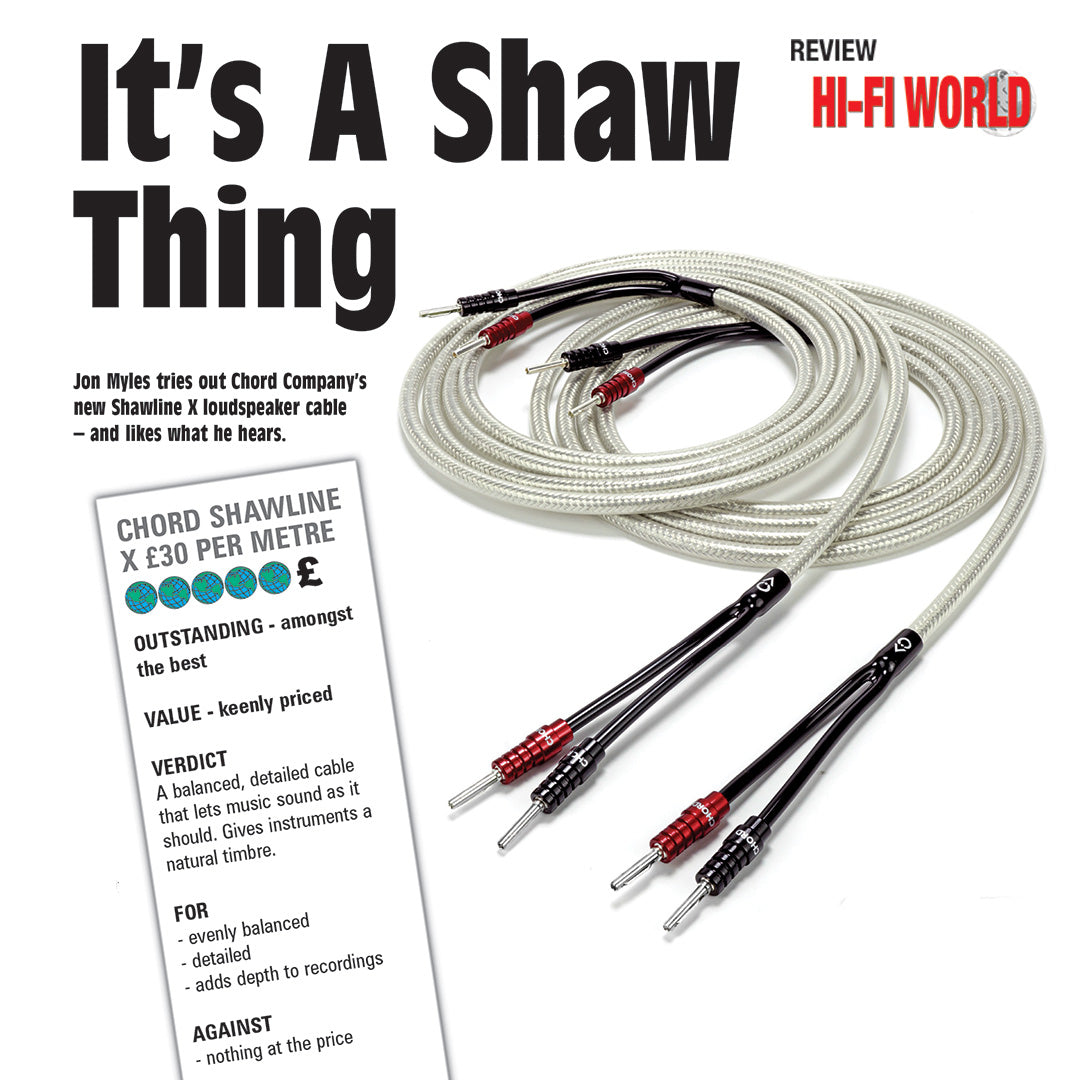 Chord ShawlineX Speaker Cable (pair)