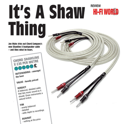 Chord ShawlineX Speaker Cable (pair)