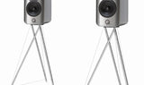 Q Acoustics Concept 300 inc Stand (Silver & Ebony) - pair - Yorkshire AV LTD