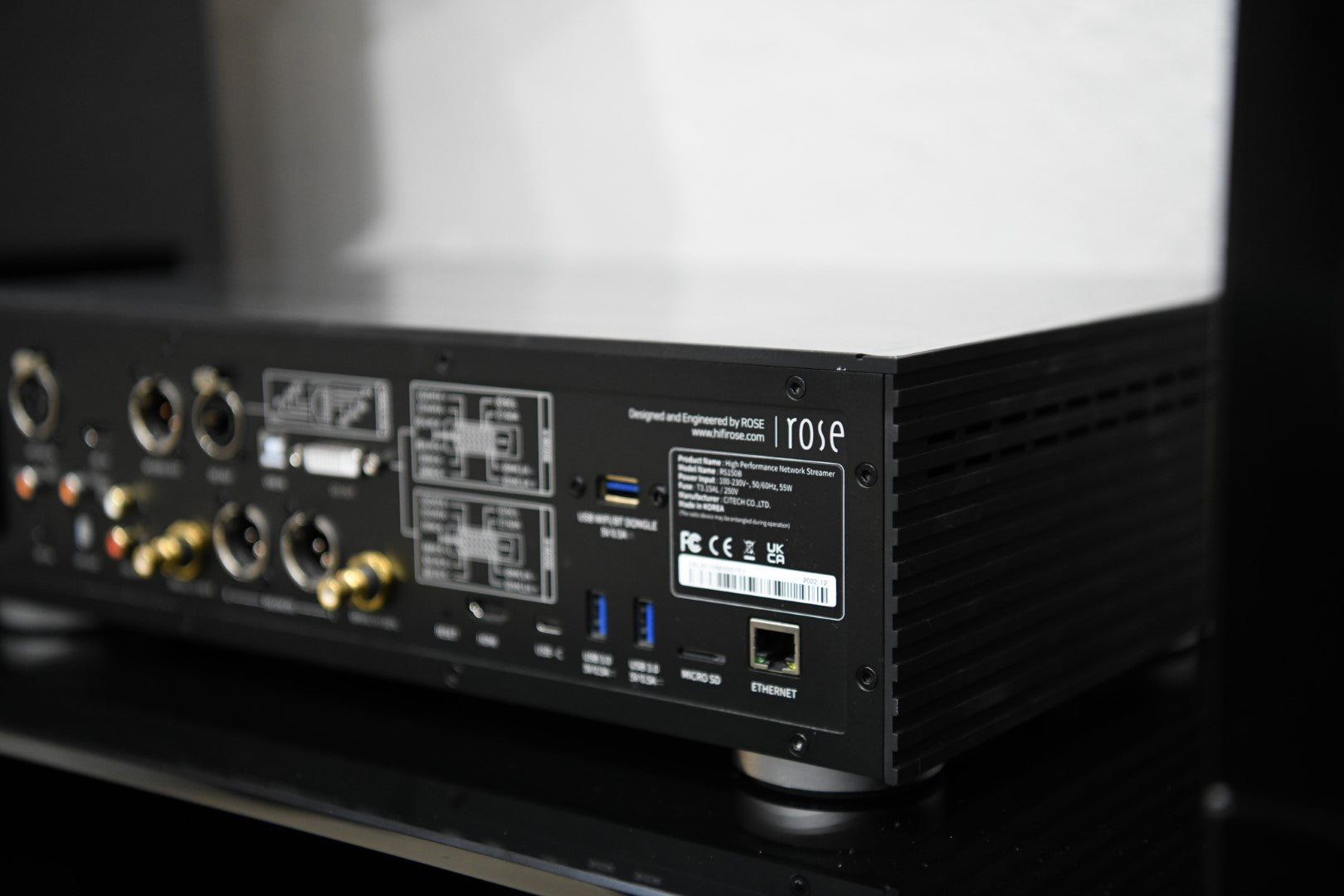 Ex-Display: HiFi Rose RS150B Premium Streamer - Black