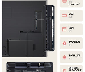 77 inch LG OLED evo G4 4K Smart TV 2024 - Wall mount version
