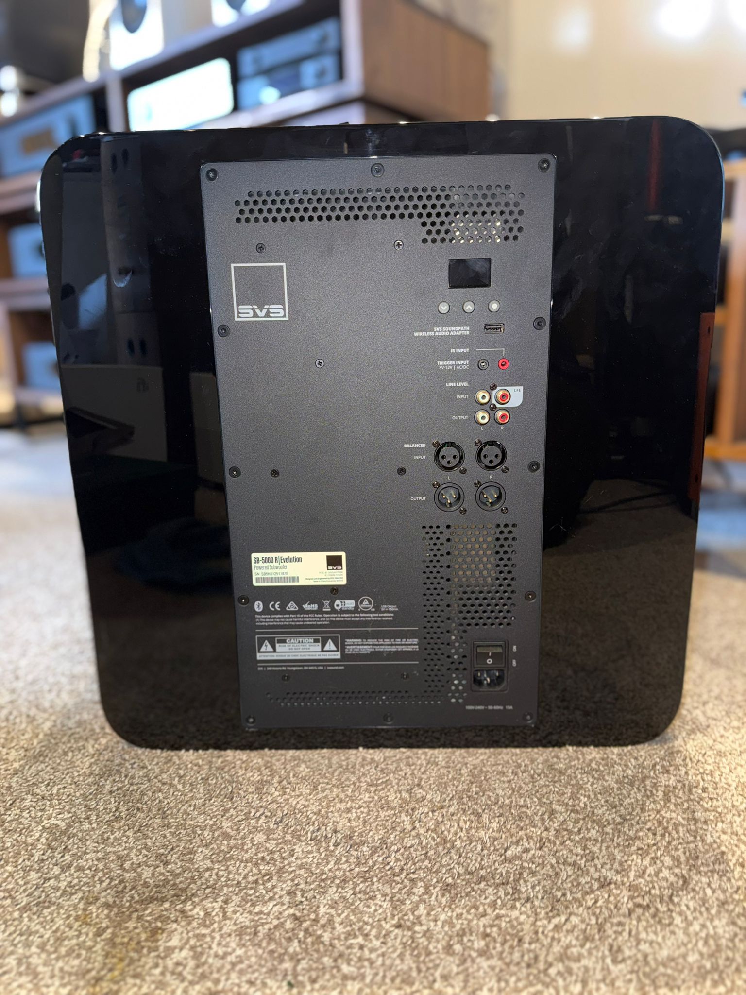 Clearance: SVS SB-5000 Gloss Black R|Evolution Subwoofer (Ex Display)