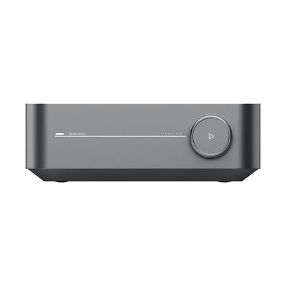 WiiM Streaming Amplifier (Space Gray) with Monitor Audio Silver 50 bookshelf speakers