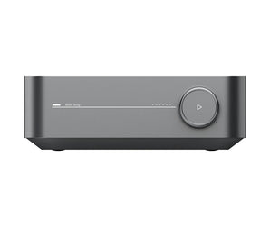 WiiM Streaming Amplifier (Space Gray) with Monitor Audio Silver 50 bookshelf speakers