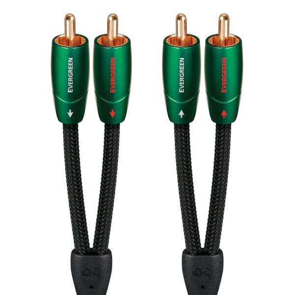 Clearance: Audioquest Evergreen RCA to RCA Audio Cable Pair 2m