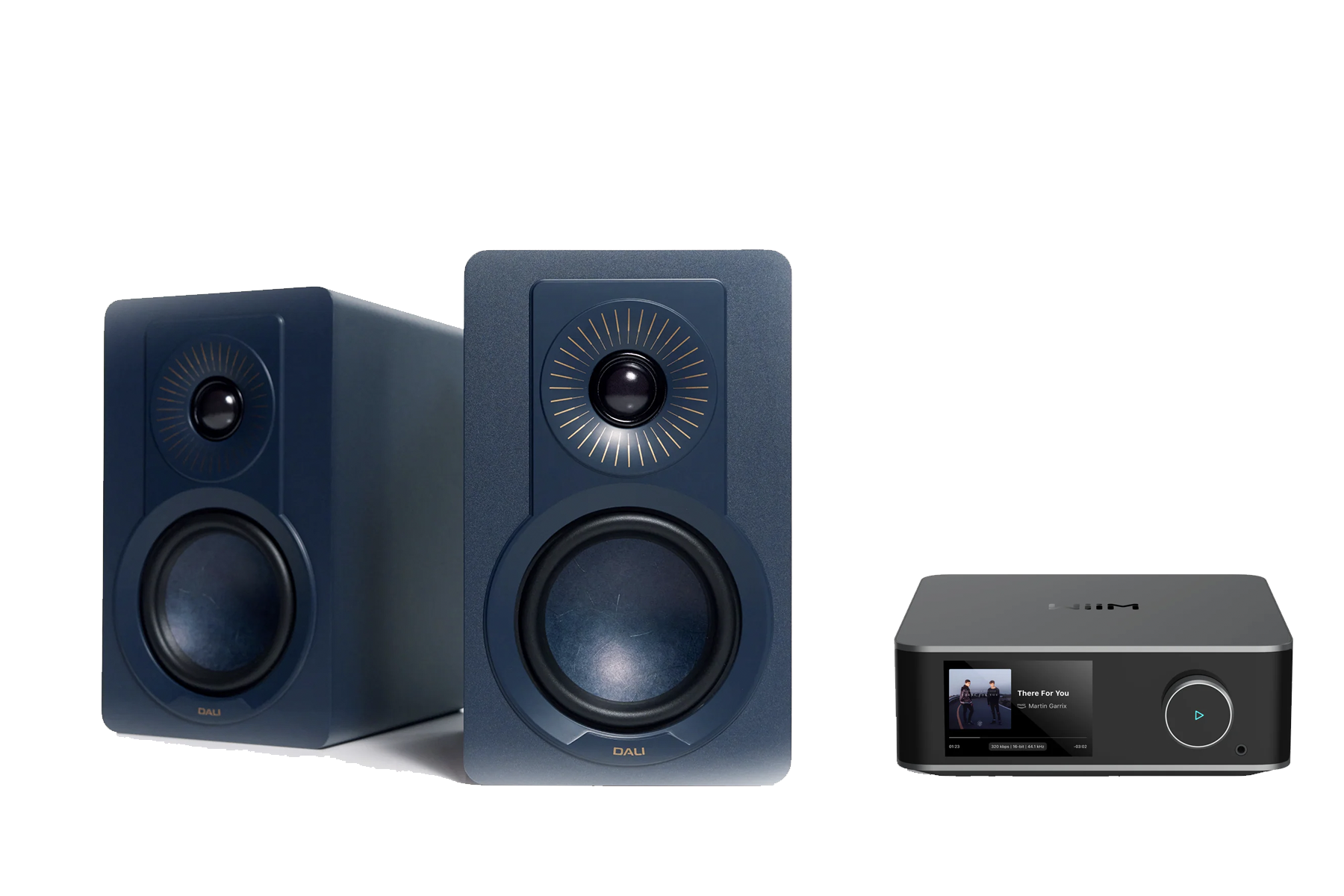 WiiM Amp Ultra & DALI KUPID Bookshelf Speakers Bundle