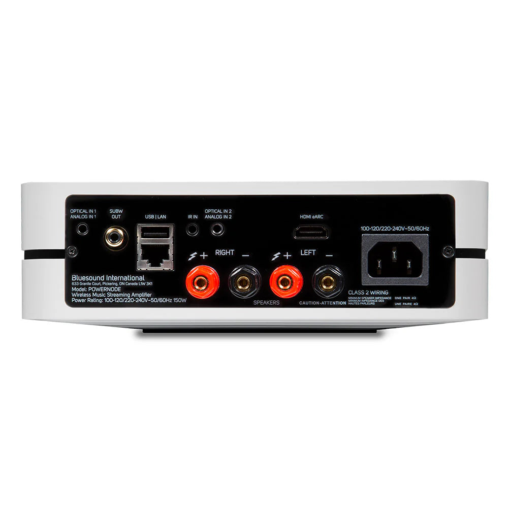 Bluesound powernode with Monitor Audio Climate's