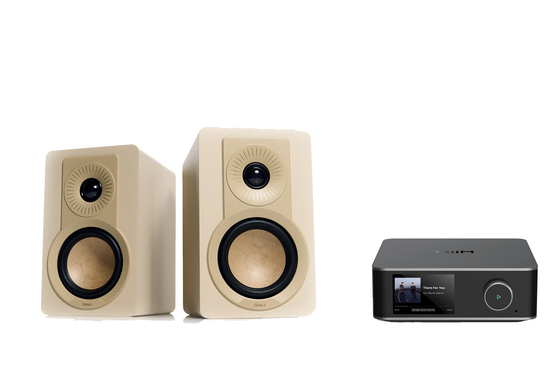 WiiM Amp Ultra & DALI KUPID Bookshelf Speakers Bundle