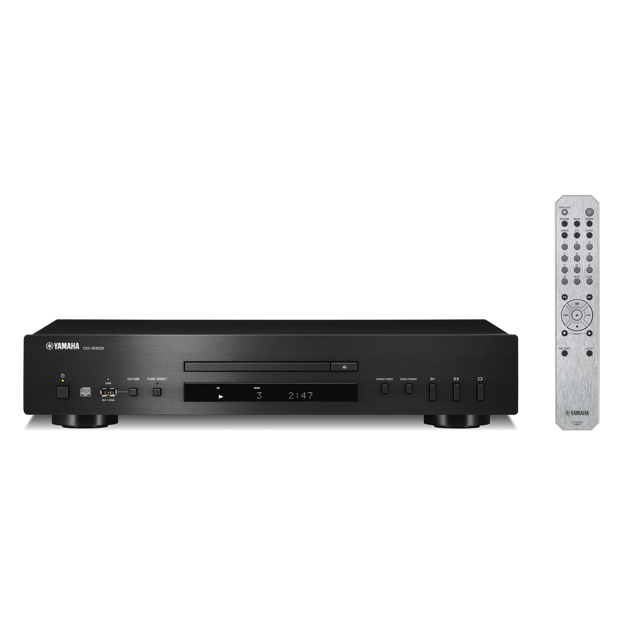 Clearance: Open Box Yamaha CDS-303 in black