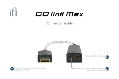 iFi Audio GO Link Max - Portable Headphone DAC AMP