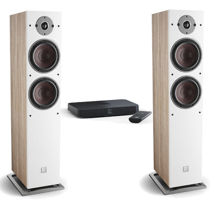 Ex-Display: DALI OBERON 7C Active Speakers with Sound Hub Compact (Light Oak)