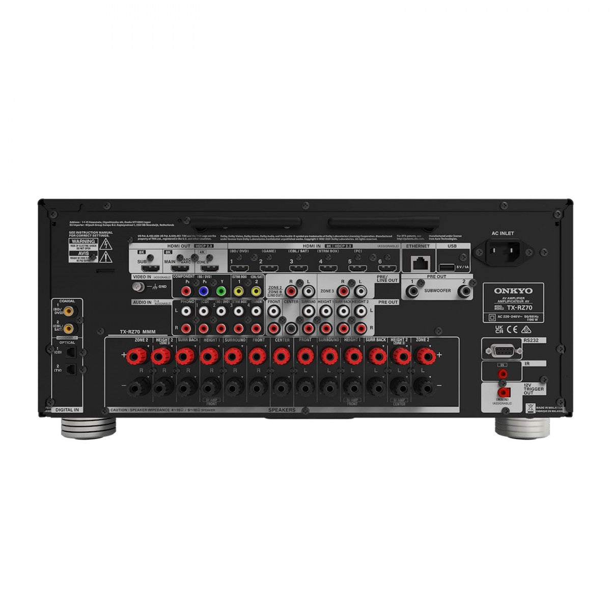 Onkyo TX-RZ70 11.2-Channel AV Receiver