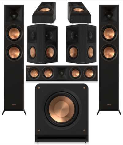 Klipsch RP5000F II 5.1.2 Cinema System with Onkyo RZ-30