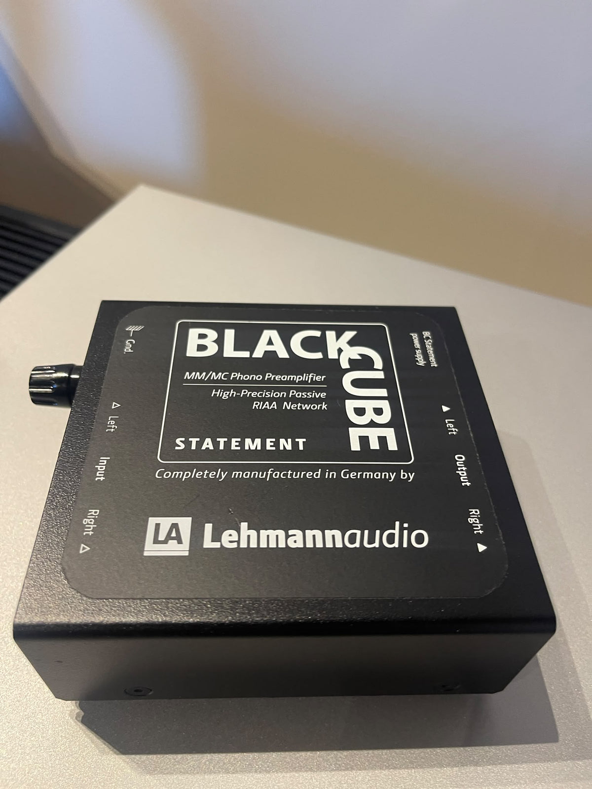 Clearance: Lehmann Audio Black Cube Statement Phono Stage