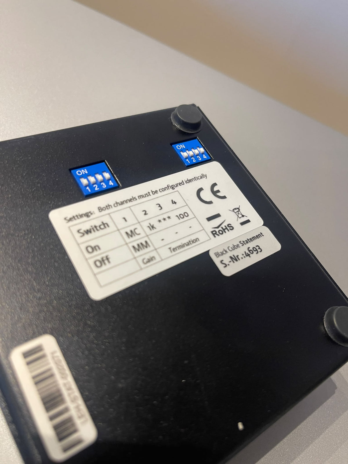 Clearance: Lehmann Audio Black Cube Statement Phono Stage