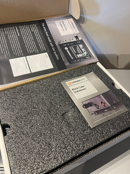 Clearance: Lehmann Audio Black Cube Statement Phono Stage