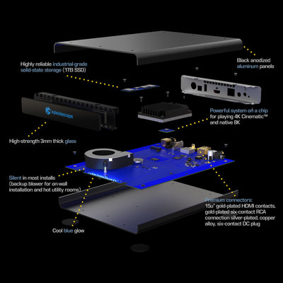 Kaleidescape Strato K Movie Player 8K 12-bit resolution