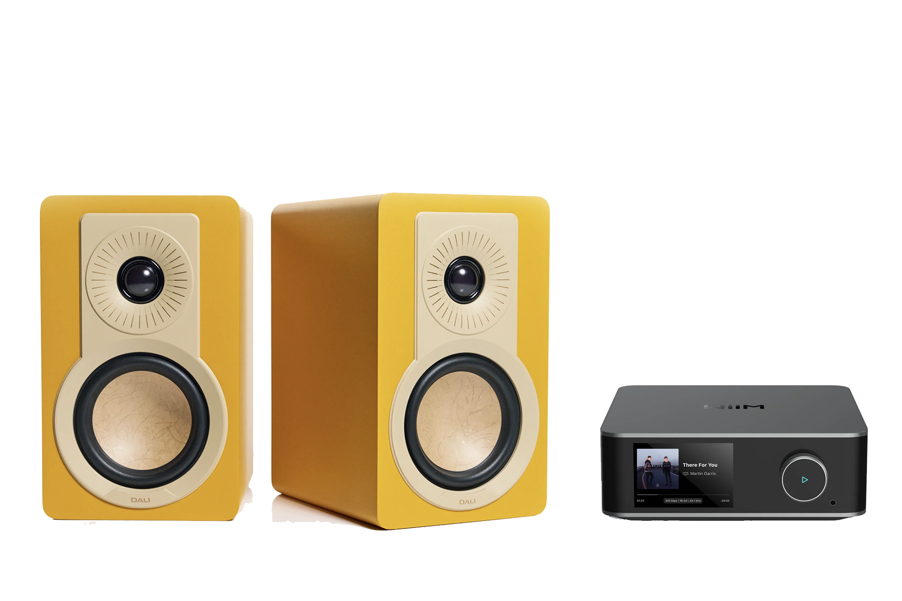 WiiM Amp Ultra & DALI KUPID Bookshelf Speakers Bundle