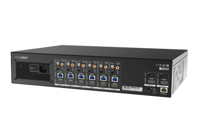 Pulse Eight neo:6a 6x8 UHD Video Matrix over IP with 6 x POH receivers