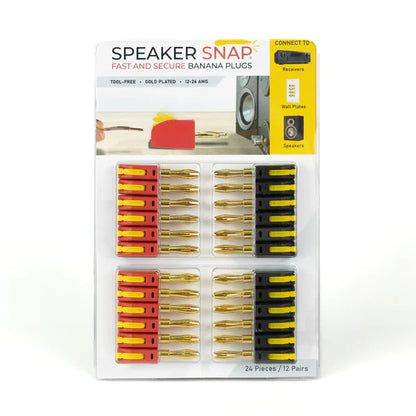 Speaker Snap Banana Plugs - 12 Pairs