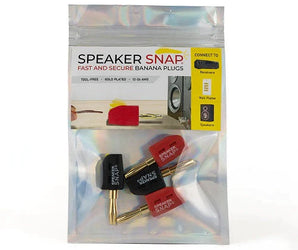 Speaker Snap Banana Plugs - 2 Pairs