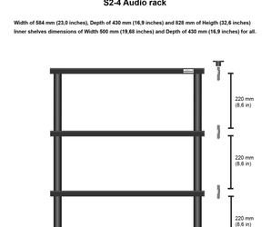 Solidsteel S2-4 Hi-Fi Equipment Rack