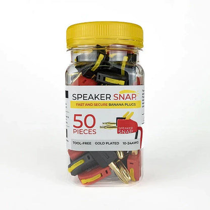 Speaker Snap Banana Plugs - 25 Pairs