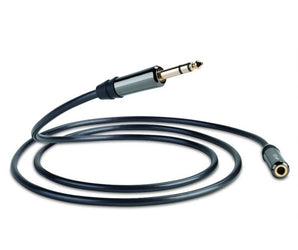 QED Performance 6.35mm Headphone Extension Cable (1.5m - 5m) - Yorkshire AV LTD