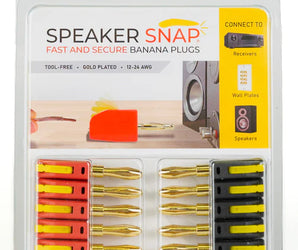 Speaker Snap Banana Plugs - 6 Pairs