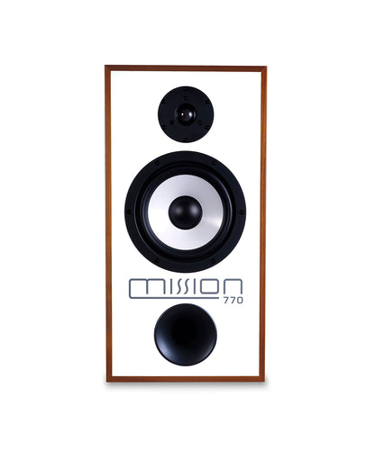 Mission 770 speakers (walnut) with stands