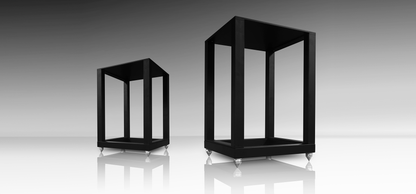 Mission 770 speakers (black) with stands