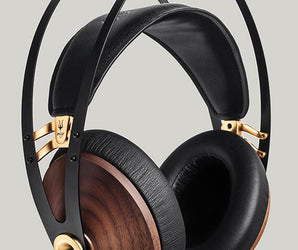 MEZE 99 Classics Walnut & Gold over ear headphones