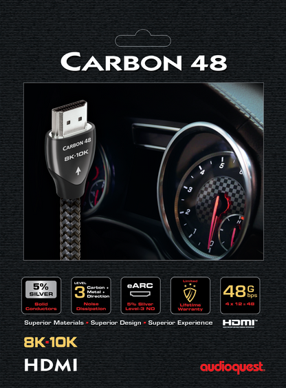 Clearance: AudioQuest Carbon 8K/10K HDMI Cable