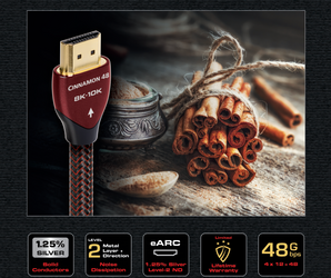 AudioQuest Cinnamon 8K/10K HDMI Cable