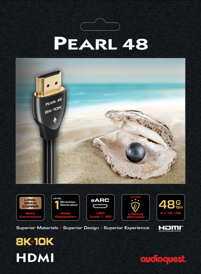 Clearance: AudioQuest Pearl 8K/10K HDMI Cable (Pearl 48)