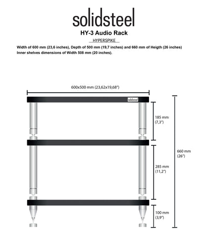 Solid Steel HY-3 High-End Audio Rack