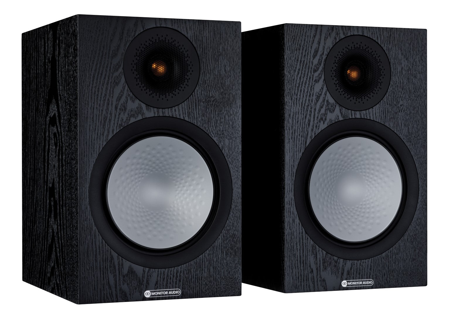 Monitor Audio Silver 100 7G Black Oak Bookshelf Speakers