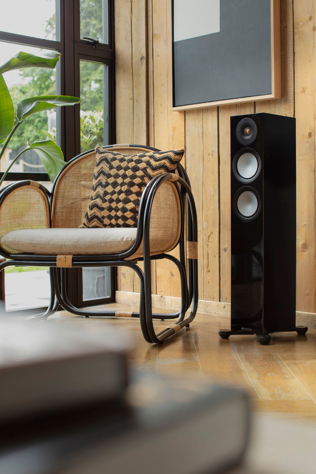 Monitor Audio Silver 300 7G Black Oak Floorstanding Speakers